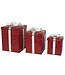 Cadeau rouge et ruban or