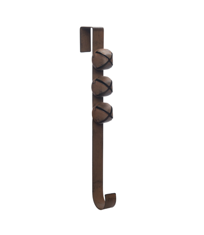 Accroche couronne grelots métal