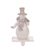 Accroche-bas Bonhomme de Neige Blanc et Argent