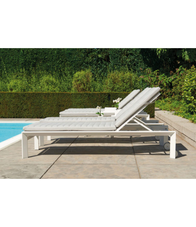 Life Outdoor Living Chaise longue Delta multi-positions | Confort Haut de Gamme pour Terrasse et Jardin