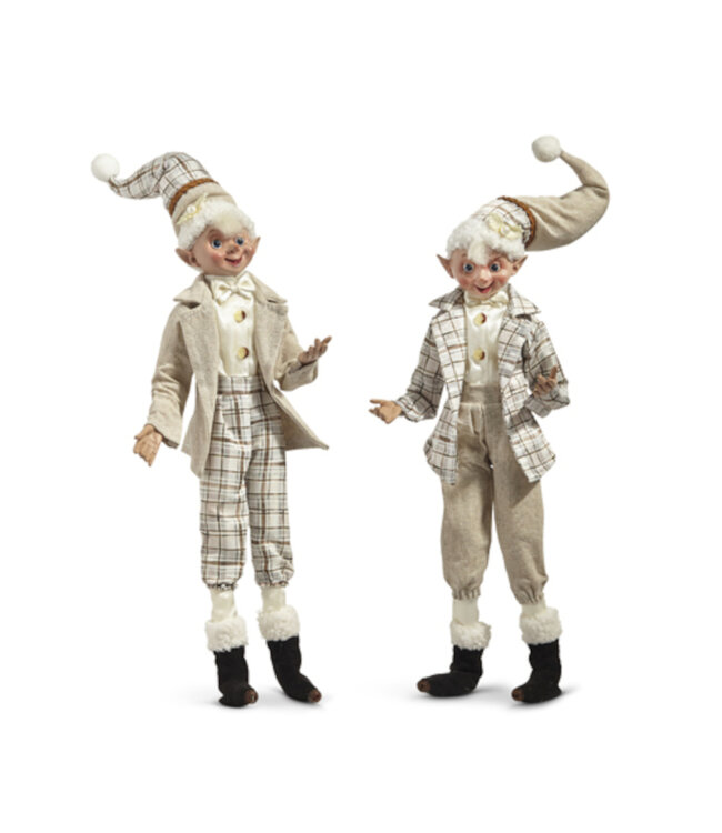 Lutin en veston beige