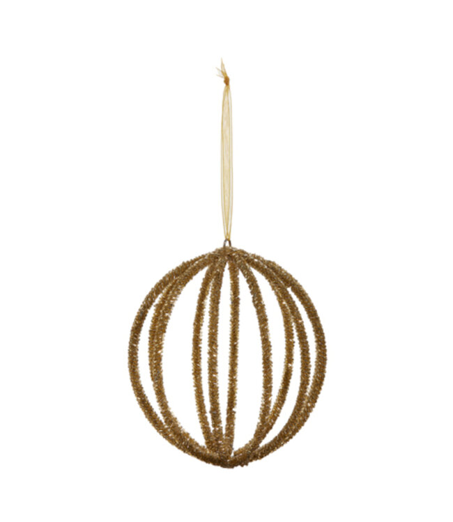 Boule de Noël or vieilli