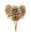 Tige 3 cocottes or brillantes | Décor naturel chic