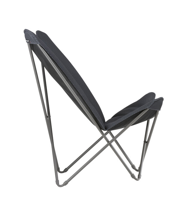 Fauteuil papillon Pop Up XL gris foncé | Élégance et confort intemporel