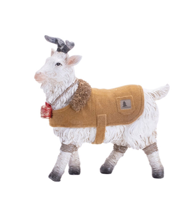 ✨ Animal et manteau– Chèvre – Un ornement festif pour vos fêtes de Noël