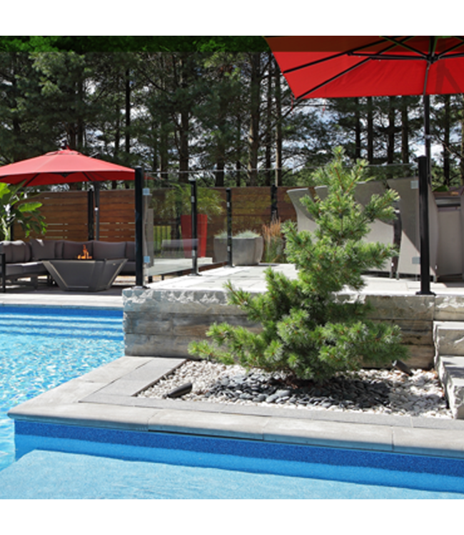 Pierre de rivière de granite 1 1/2 - 3 po 18 kg