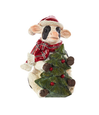 Figurine vache, sapin 5 po