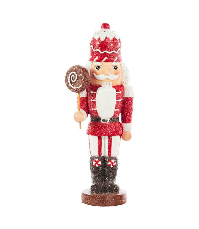 Casse-noisette bonbon, manteau rouge