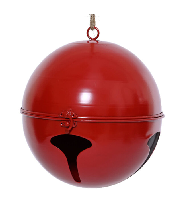 Grelot en métal rouge