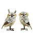 Hibou décoratif brun – Symbole de sagesse et charme hivernal
