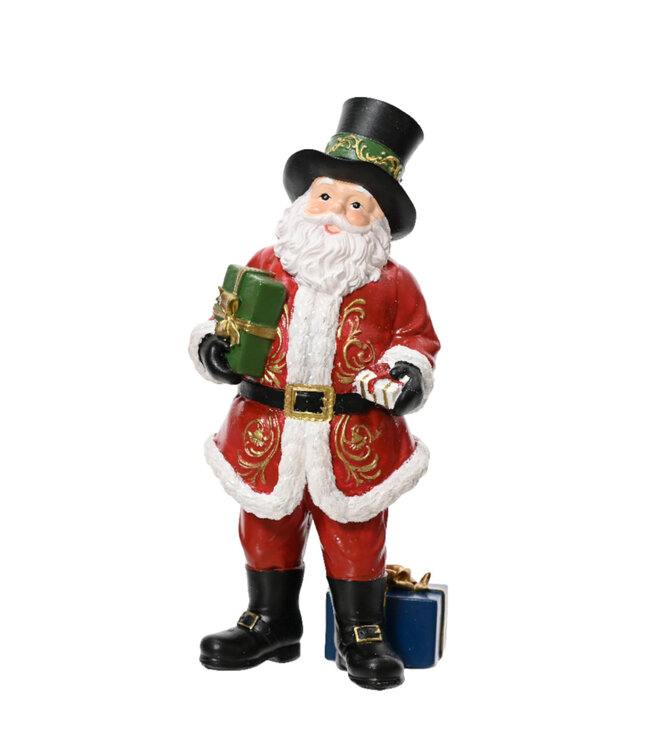 Père-Noël cadeaux dans les mains 7 po
