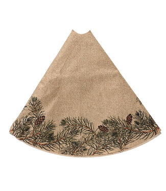 Jupe de sapin sapinage et cocottes 35,5 po