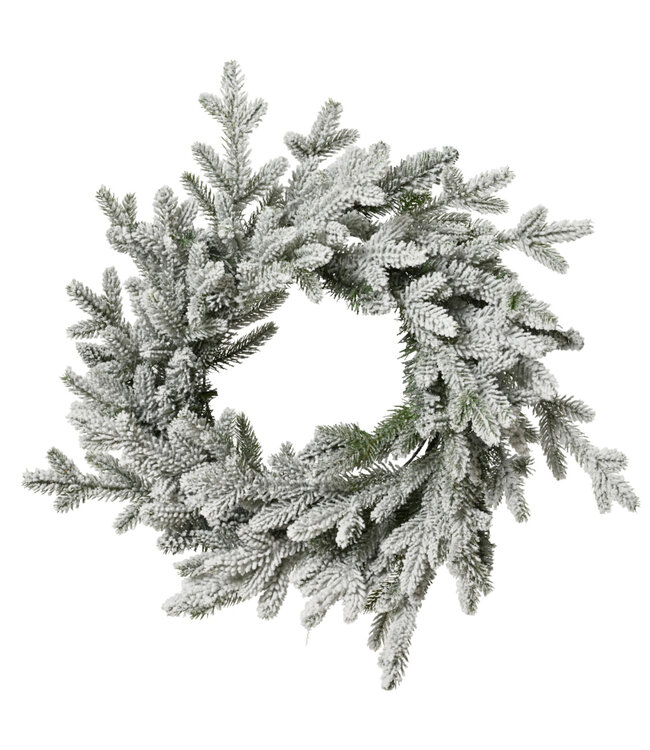 Couronne de sapin Norway givré