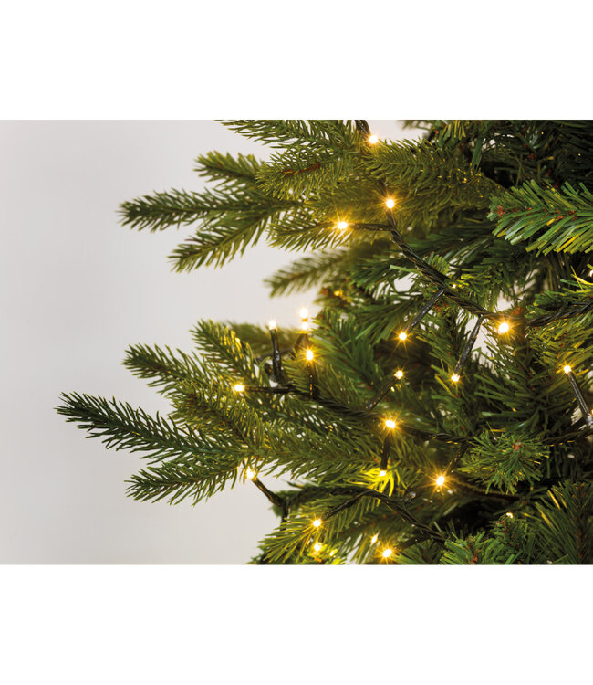 Lumières compact LED fils vert blanc chaud | Ambiance féérique raffinée