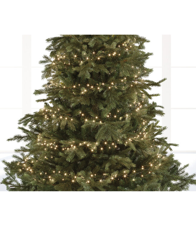 Lumières compact LED fils vert blanc chaud | Ambiance féérique raffinée