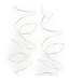 Lumières scintillantes LED fils argent blanc chaud