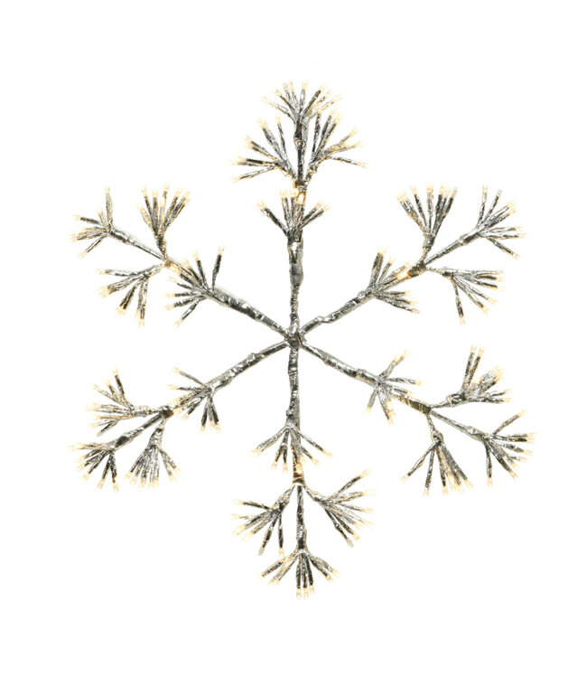 Flocon lumineux LED blanc chaud