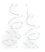 Lumières scintillantes LED fils argent blanc froid