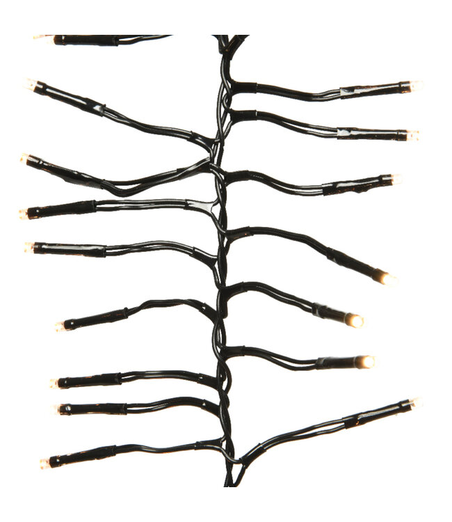 Cascade lumineuse blanc chaud et classique 480L