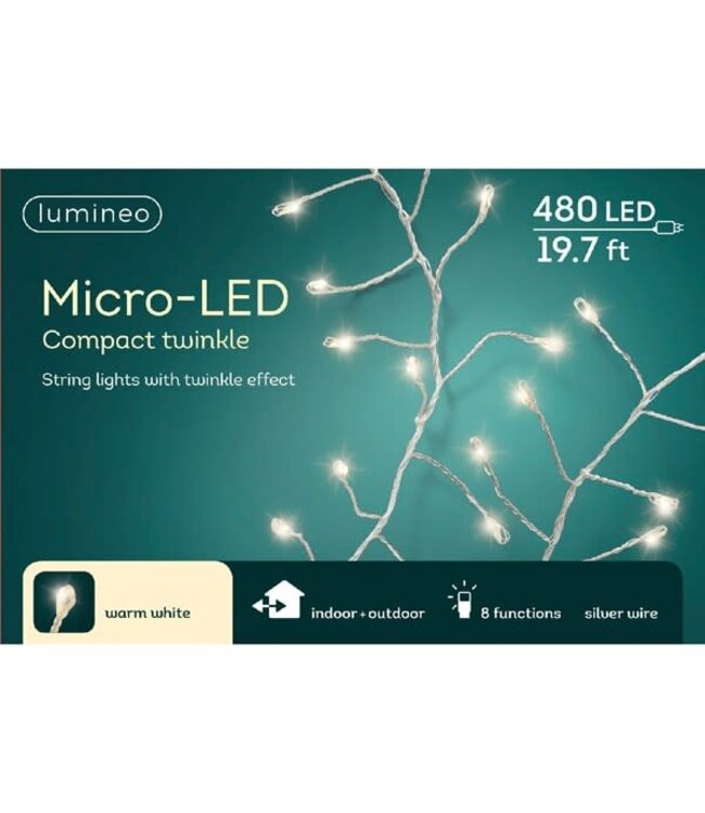 Lumières micro LED Compact blanc chaud