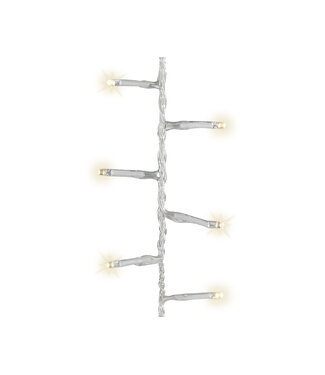 Lumières LED compact fils transparent blanc chaud