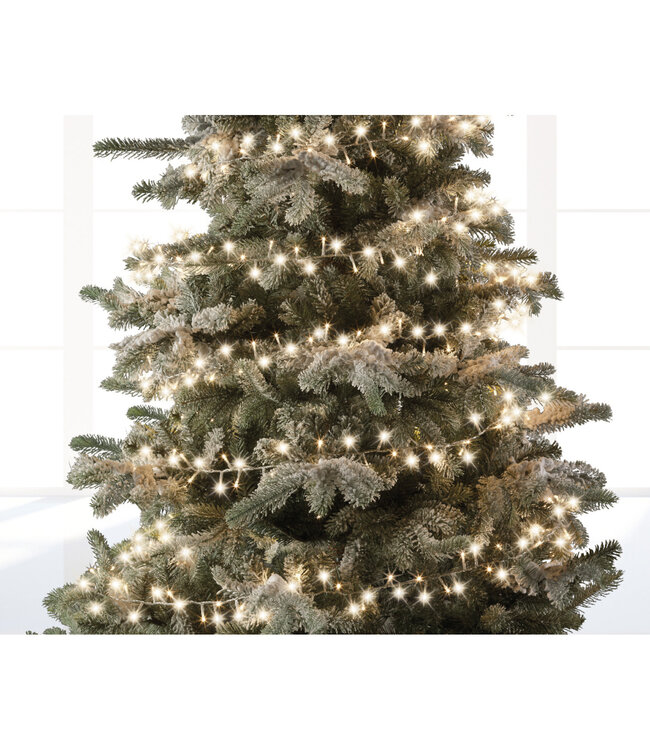 Lumières LED compact fils transparent blanc chaud | Éclat blanc chaud, magie discrète