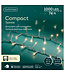 Lumières LED compact fils transparent blanc chaud