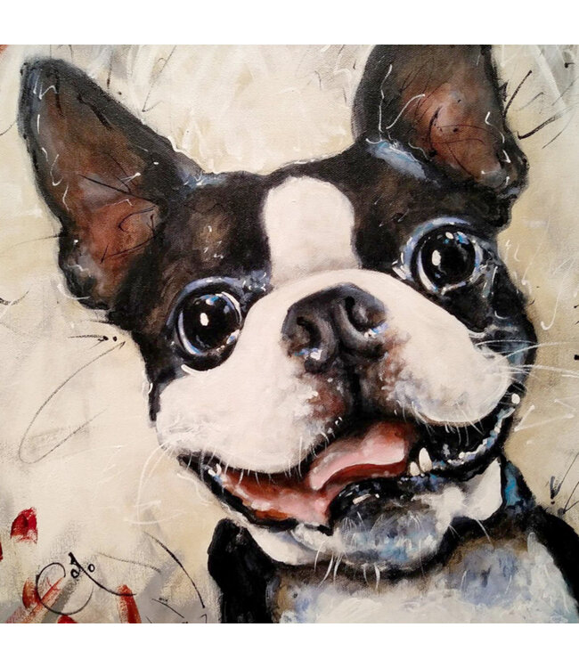 Carte - Chien bulldog
