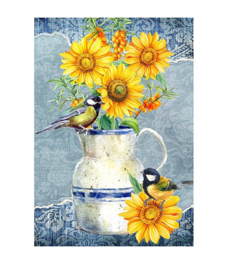 Drapeau - Bouquet de tournesols