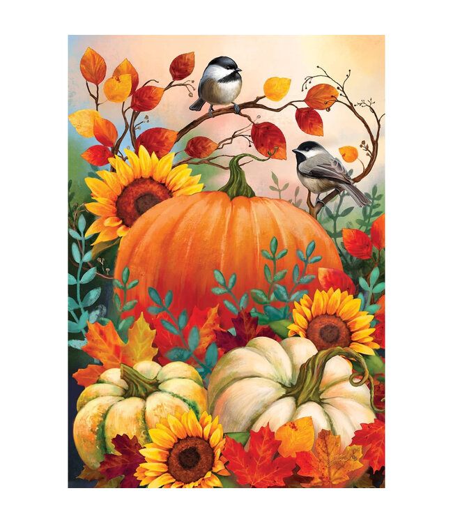 Drapeau - Champs de citrouilles 28 x 40 po