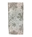 Ruban flocons blanc et argent 2,5 po x 10 vgs