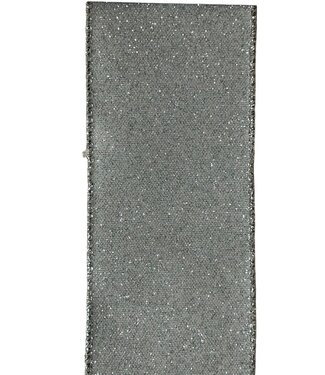 Ruban argent uni 2,5 po x 10 vgs