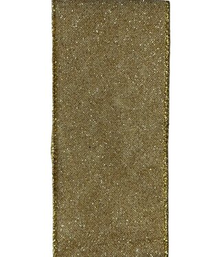 Ruban uni champagne 2,5 po x 10 vgs