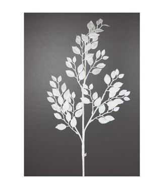 Tige de feuilles blanche 33 po