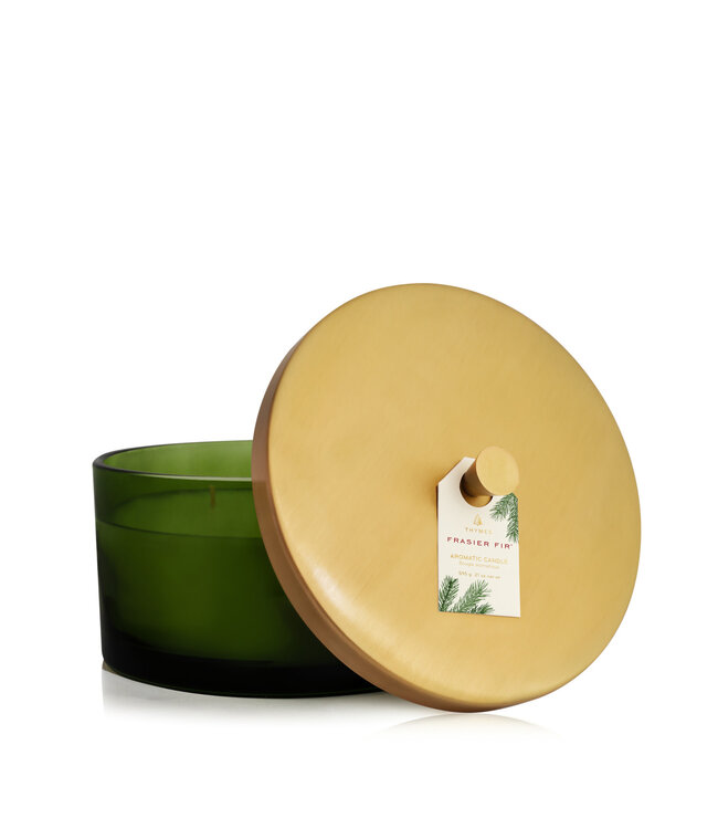 Bougie Frasier Fir Verte 4 Mèches - Ambiance Forestière et Chaleur