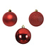 Tube de 10 boules rouge mixte 2 po