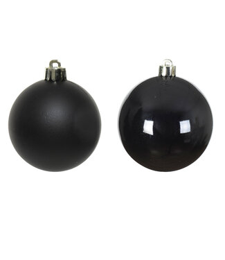 Boules en plastique noires