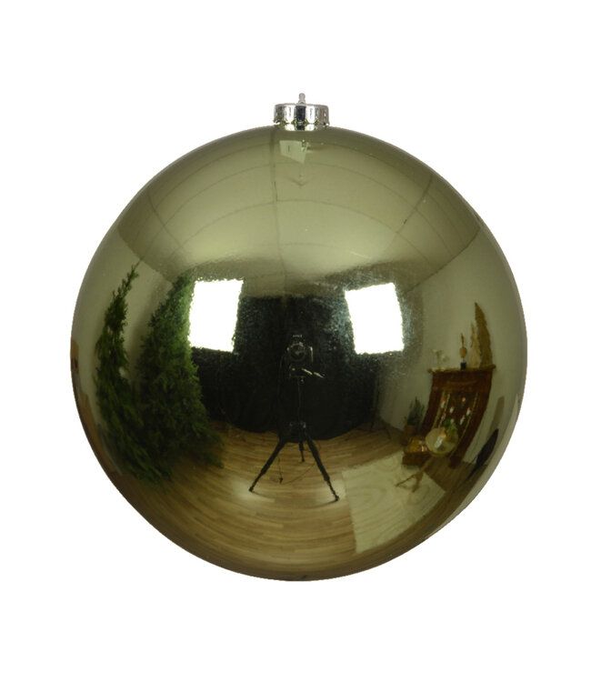 Boule plastique vert brillant 8 po