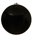 Boule plastique noir brillante 8 po
