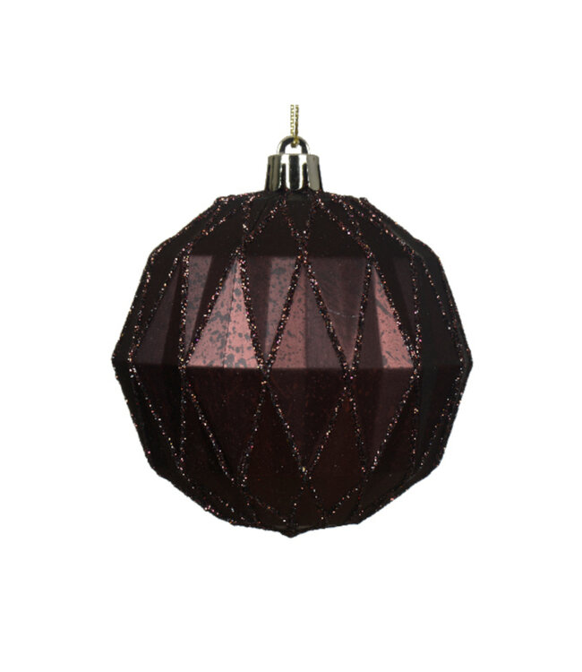 Boule motifs losanges 3 po (4 ass.)