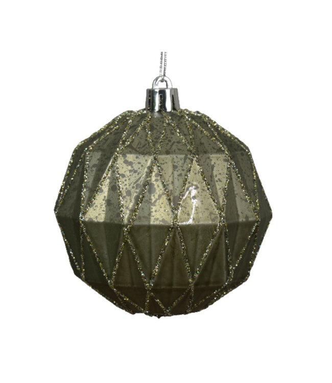 Boule motifs losanges 3 po (4 ass.)