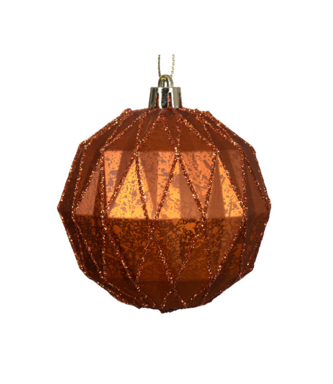 Boule motifs losanges 3 po (4 ass.)