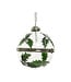 Boule cadeau de Noël feuilles de gui | Décoration du temps des Fêtes