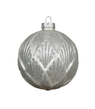 Boule de verre argent 4 po (3 ass.)