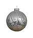 Boules de verre argentées (3 ass.)