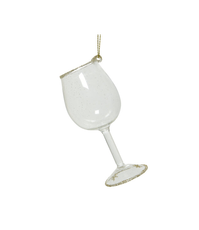 Ornement coupe de vin ou martini 4 po (2 ass.)