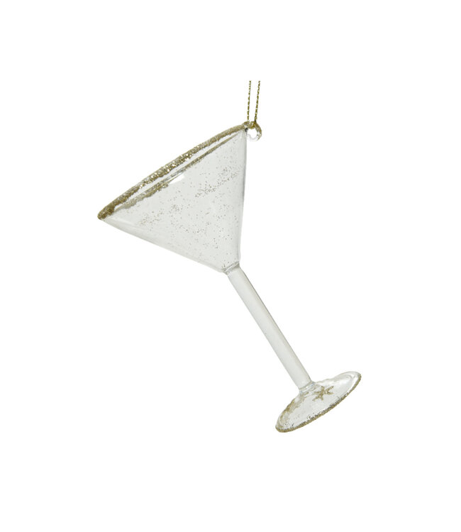 Ornement coupe de vin ou martini 4 po (2 ass.)