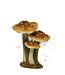 Champignons velours 10 po | Ornements décoratifs élégants pour la maison