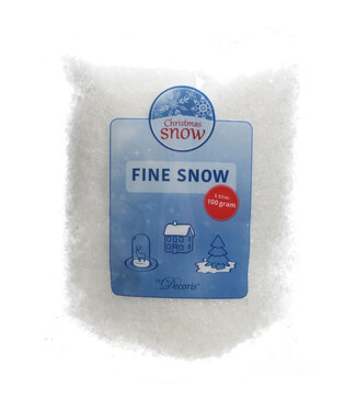 Neige fine décorative
