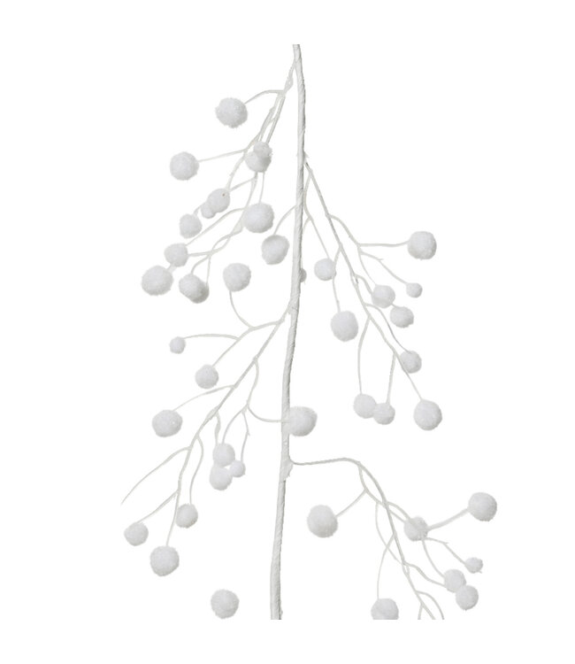 Guirlande boules de neige | Décoration festive pour Noël